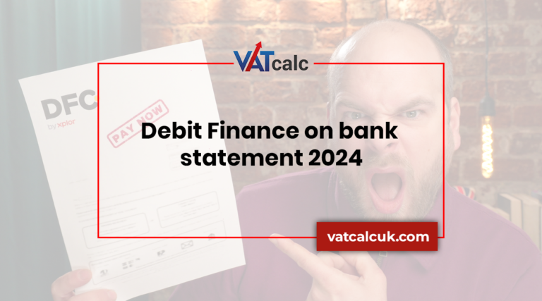 Debit finance on bank statement 2024
